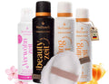 4er Set 1x Beauty-, 1x Verwöhn-, 2x Peelingzeit + waschie Scrub & Clean