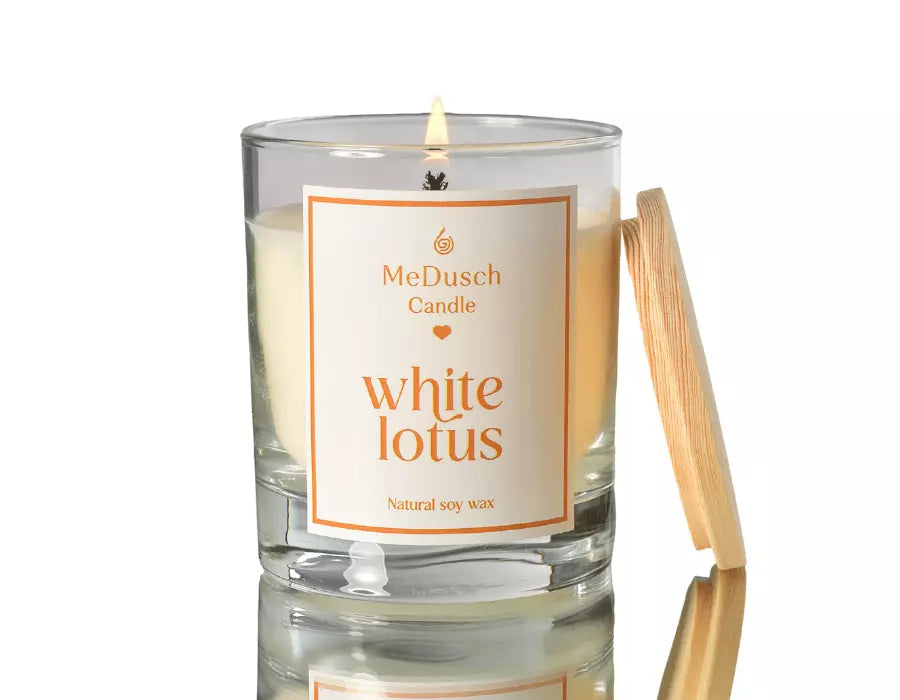 Aroma-Kerze  White Lotus 200g