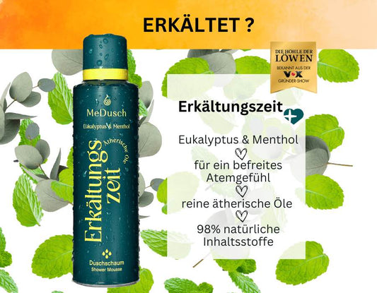 4er Set Erkältungszeit & Peelingzeit-Duschschaum