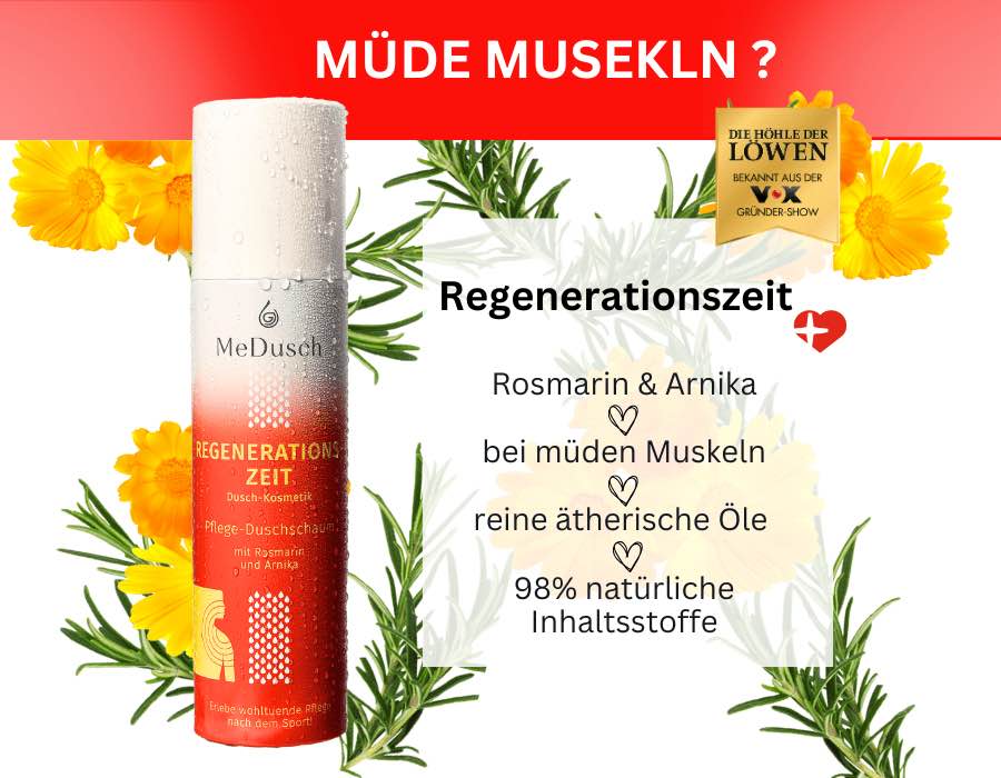 Regenerationszeit mit  äth. Ölen Rosmarin/Arnika 150ml