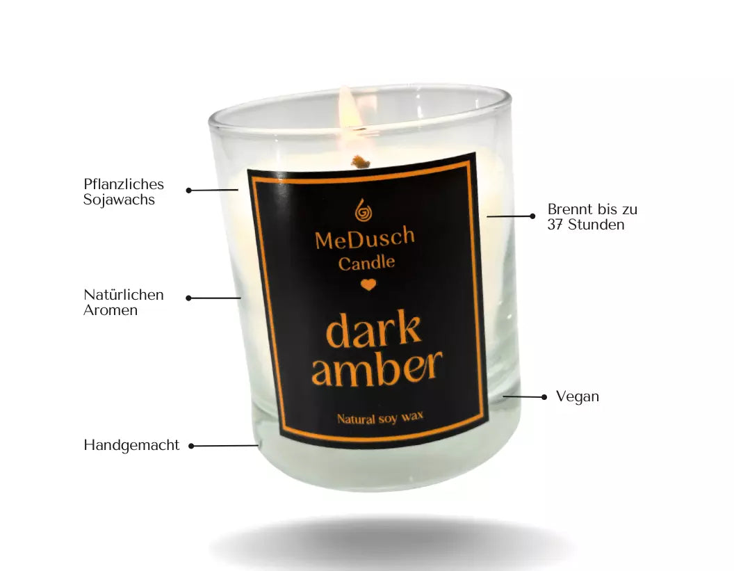 Aroma-Kerze Dark Amber 200g