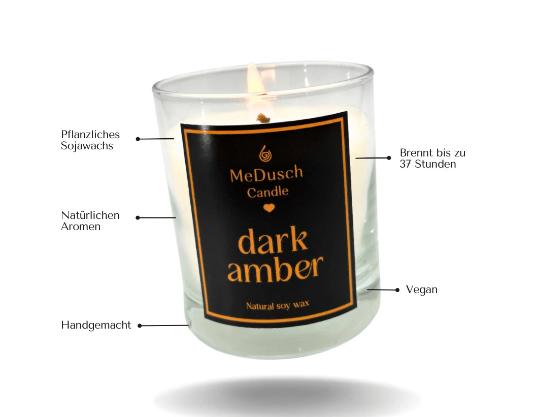4er Set Beauty & Peeling + Aroma-Kerze Dark Amber